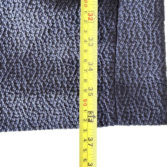 MM.LaFleur Women The Susanna Sheath Dress in Italian Pebble Jacquard Navy - Picture 5 of 13